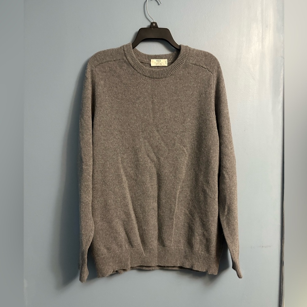 MNG Classic Gray wool Crewneck Sweater